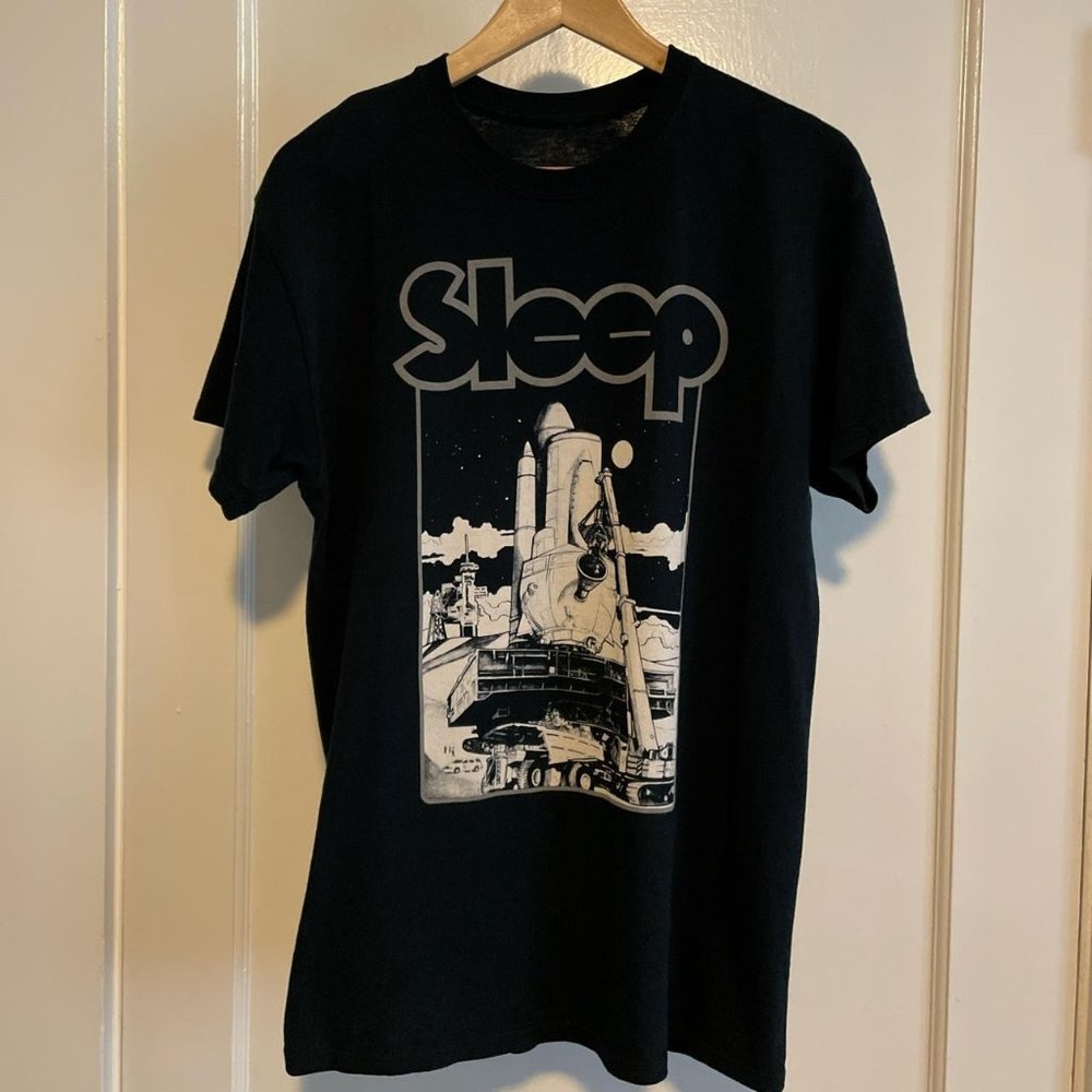 Sleep Band T-Shirt (Authentic Merch) | Medium | Black / White / Gray